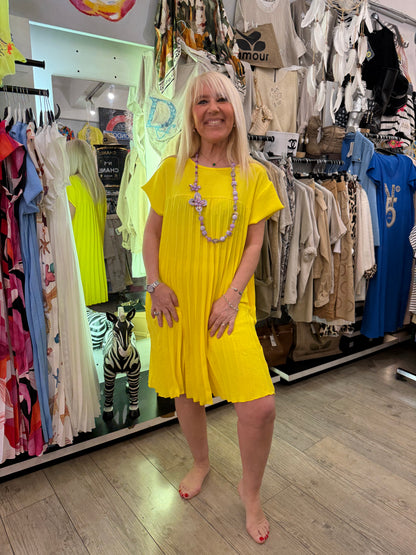 Robe Marylène jaune