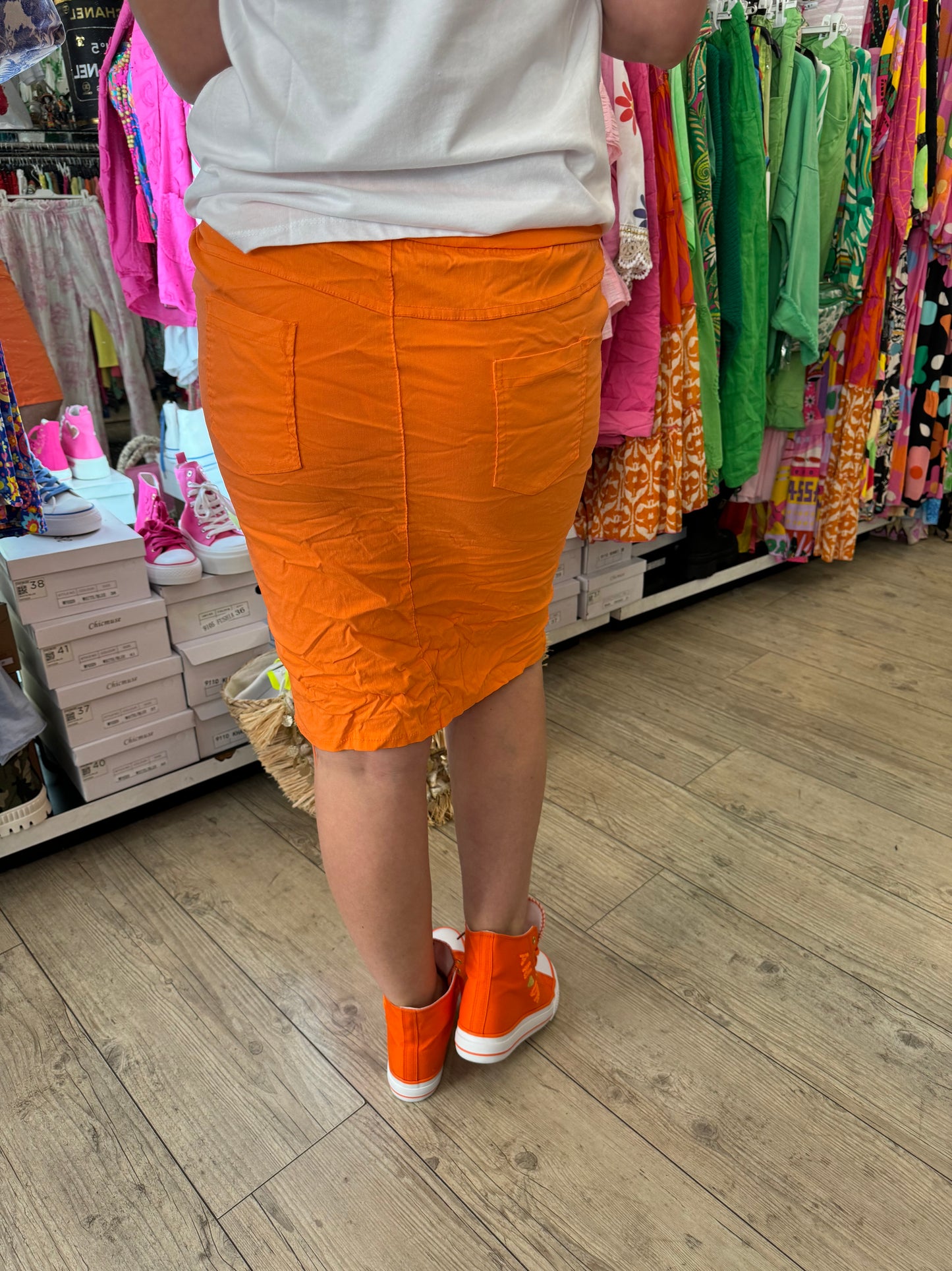 Jupe magique orange