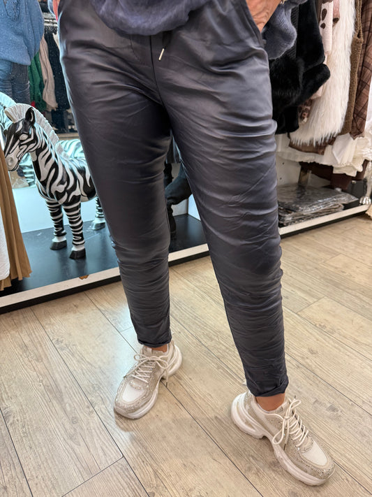 Pantalon simili marine