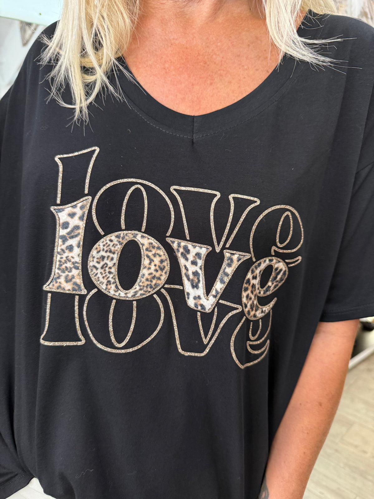 T shirt GT love noir