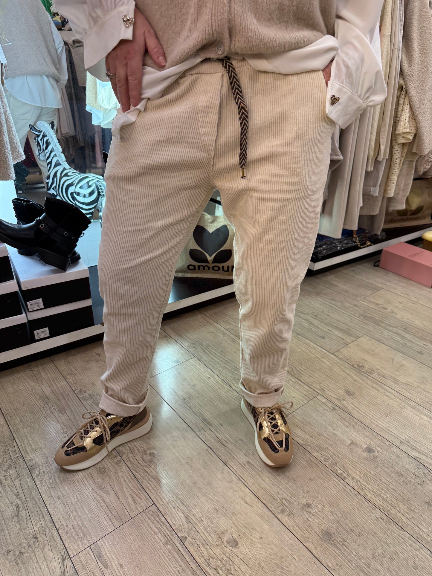 Pantalon Valentine beige