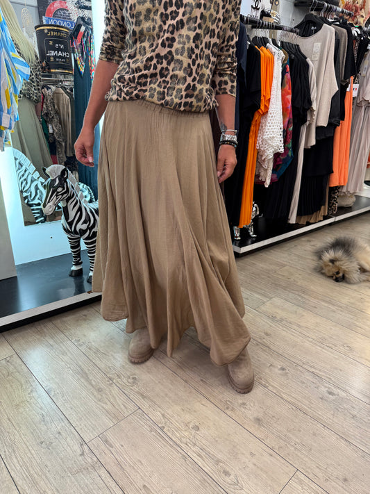 Jupe Beige