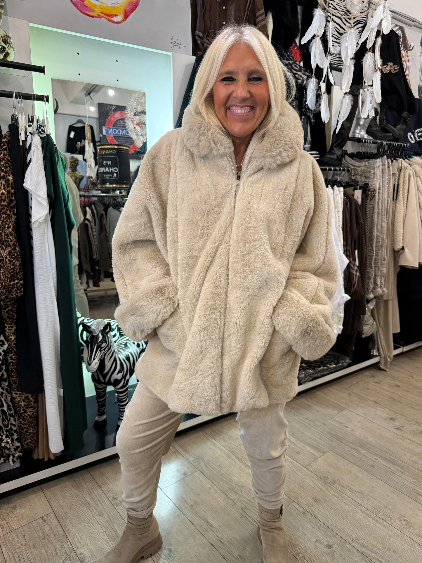 Manteau beige Solange