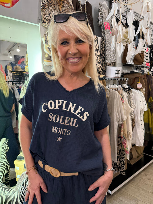 T shirt mojito marine