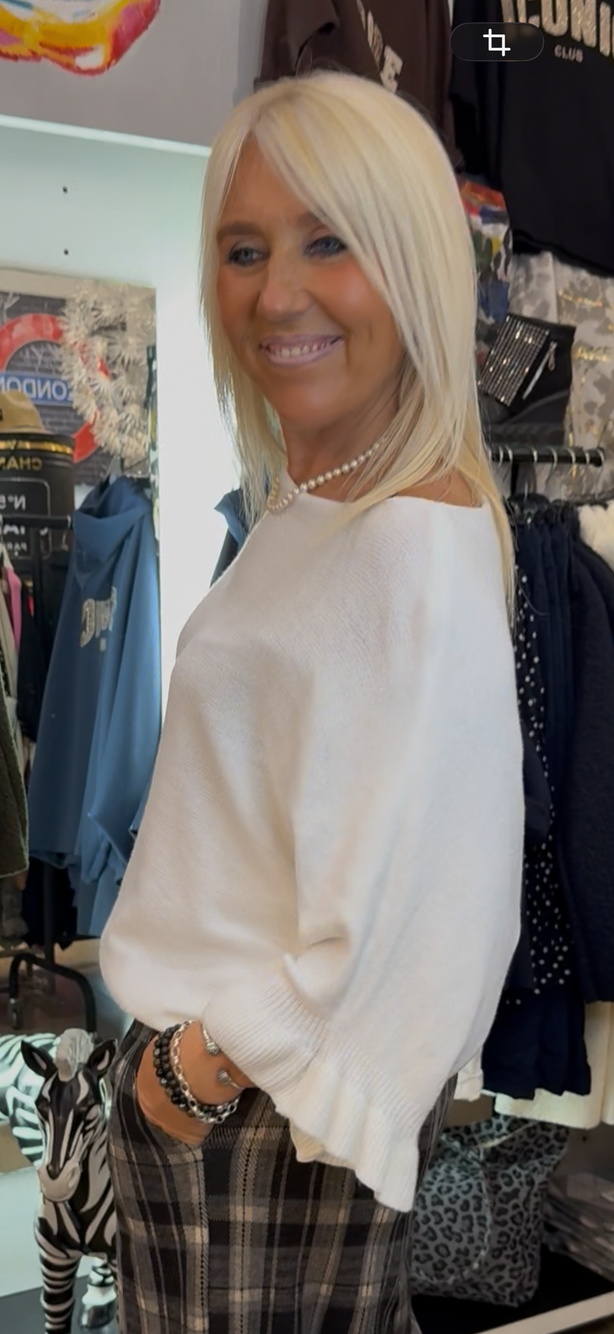 Pull calista blanc