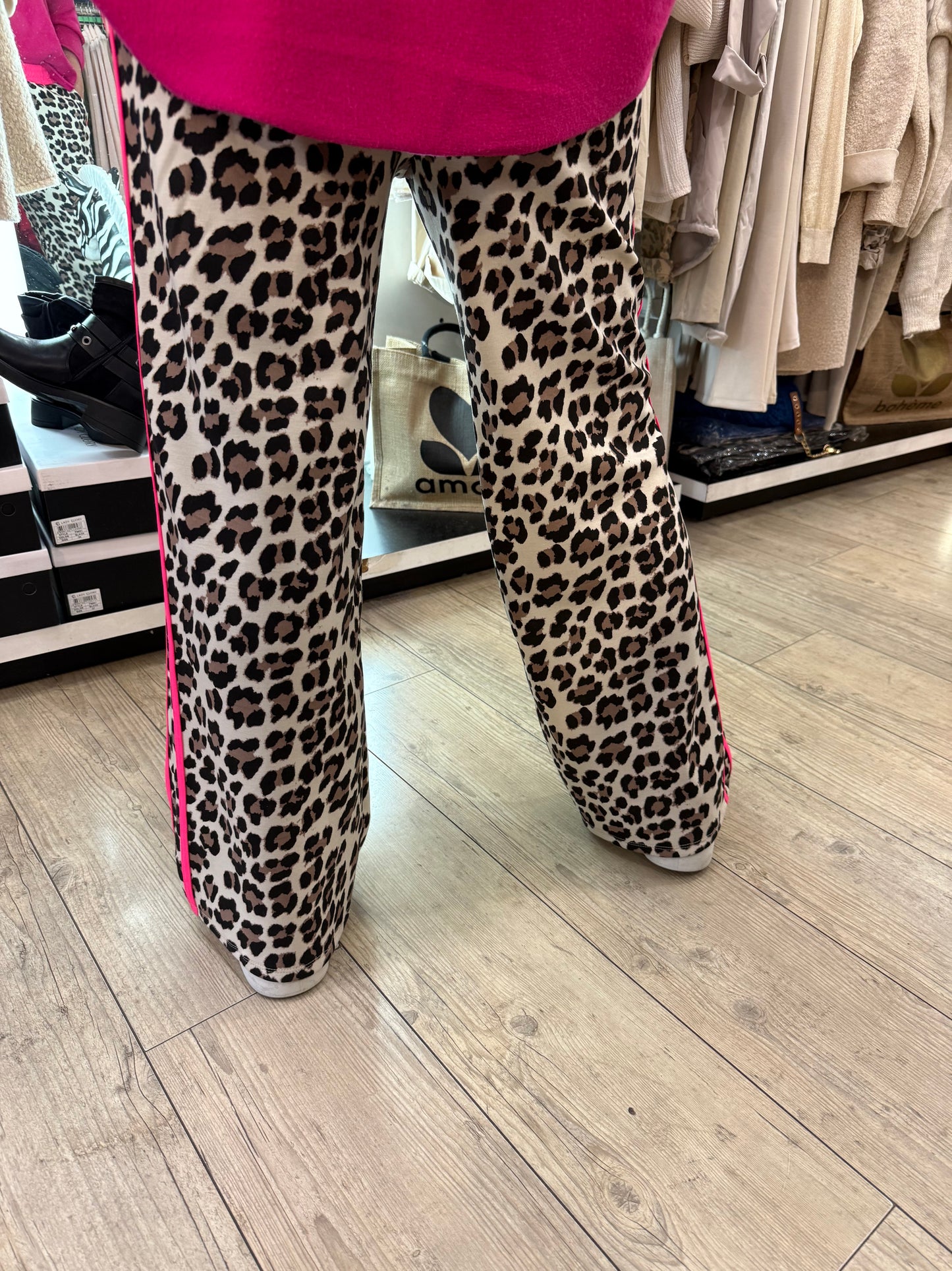 Pantalon Léo rose