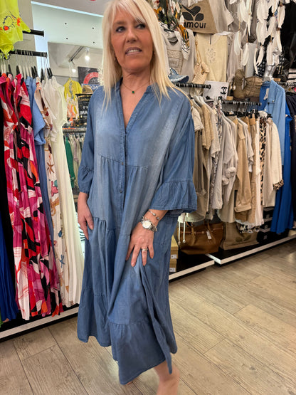Robe tencel gde taille