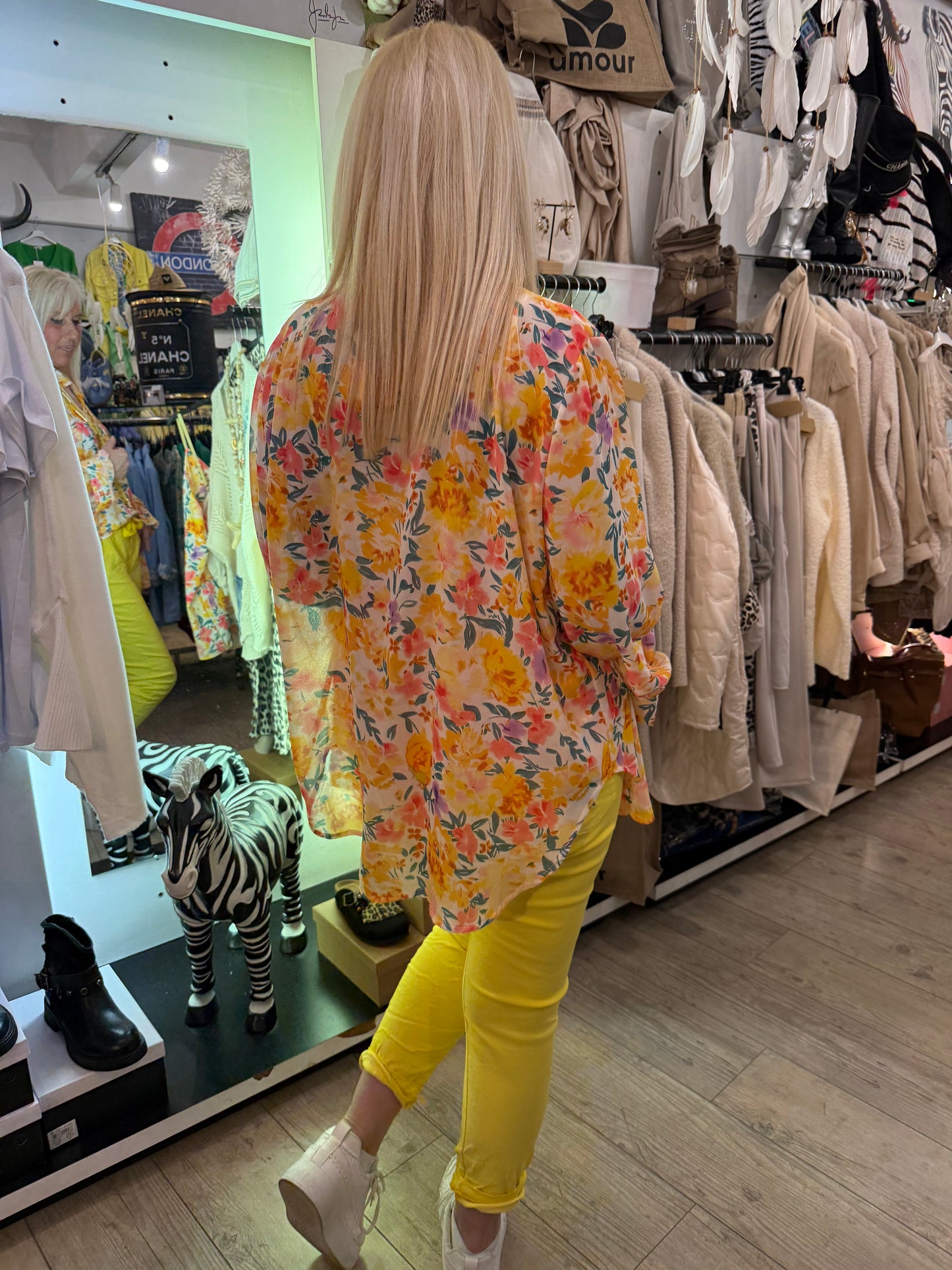 Chemise Émilie jaune