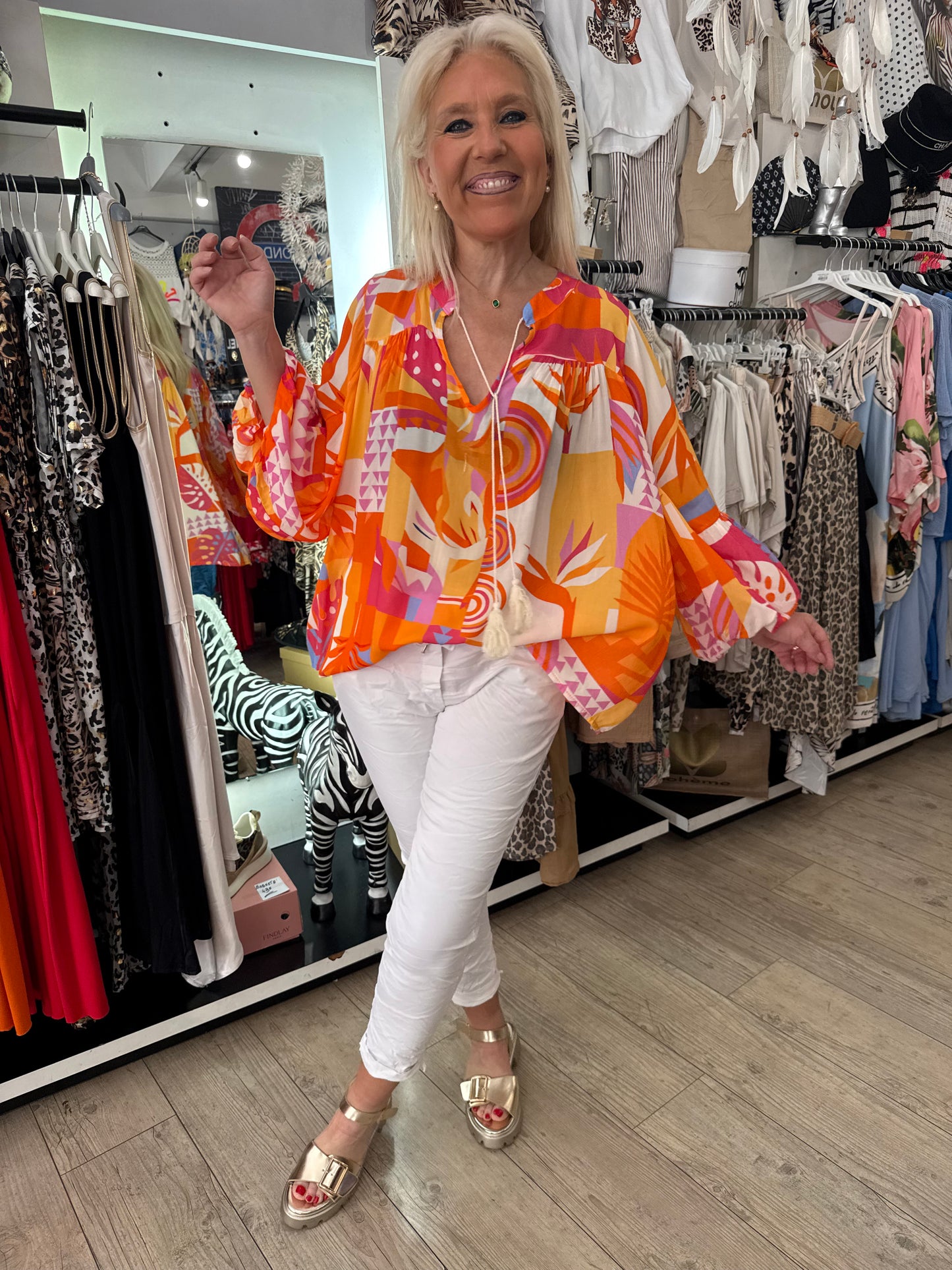 Tunique jenny orange