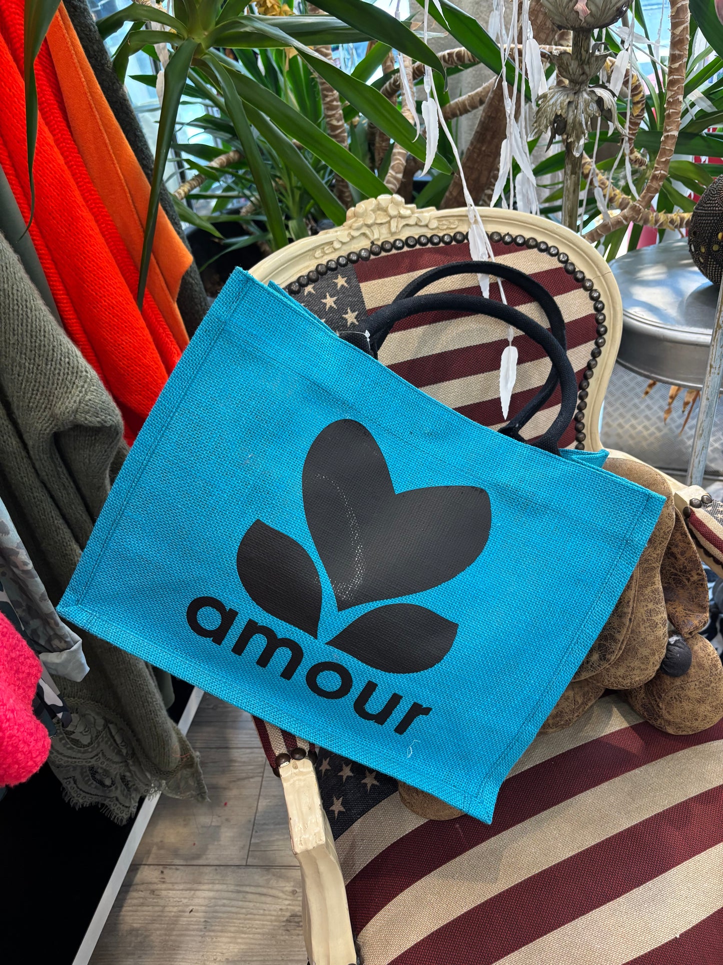 Sac amour bleu