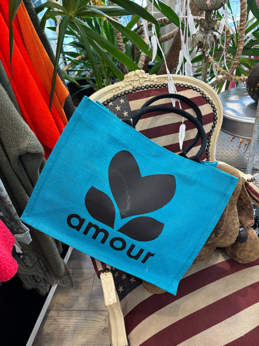 Sac amour bleu