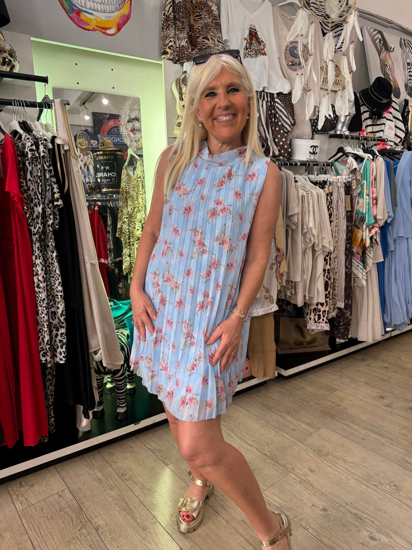 Robe bleuet