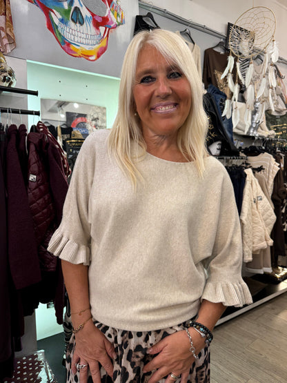 Pull calista beige