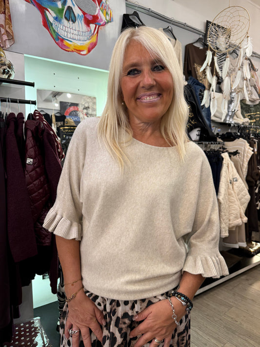 Pull calista beige