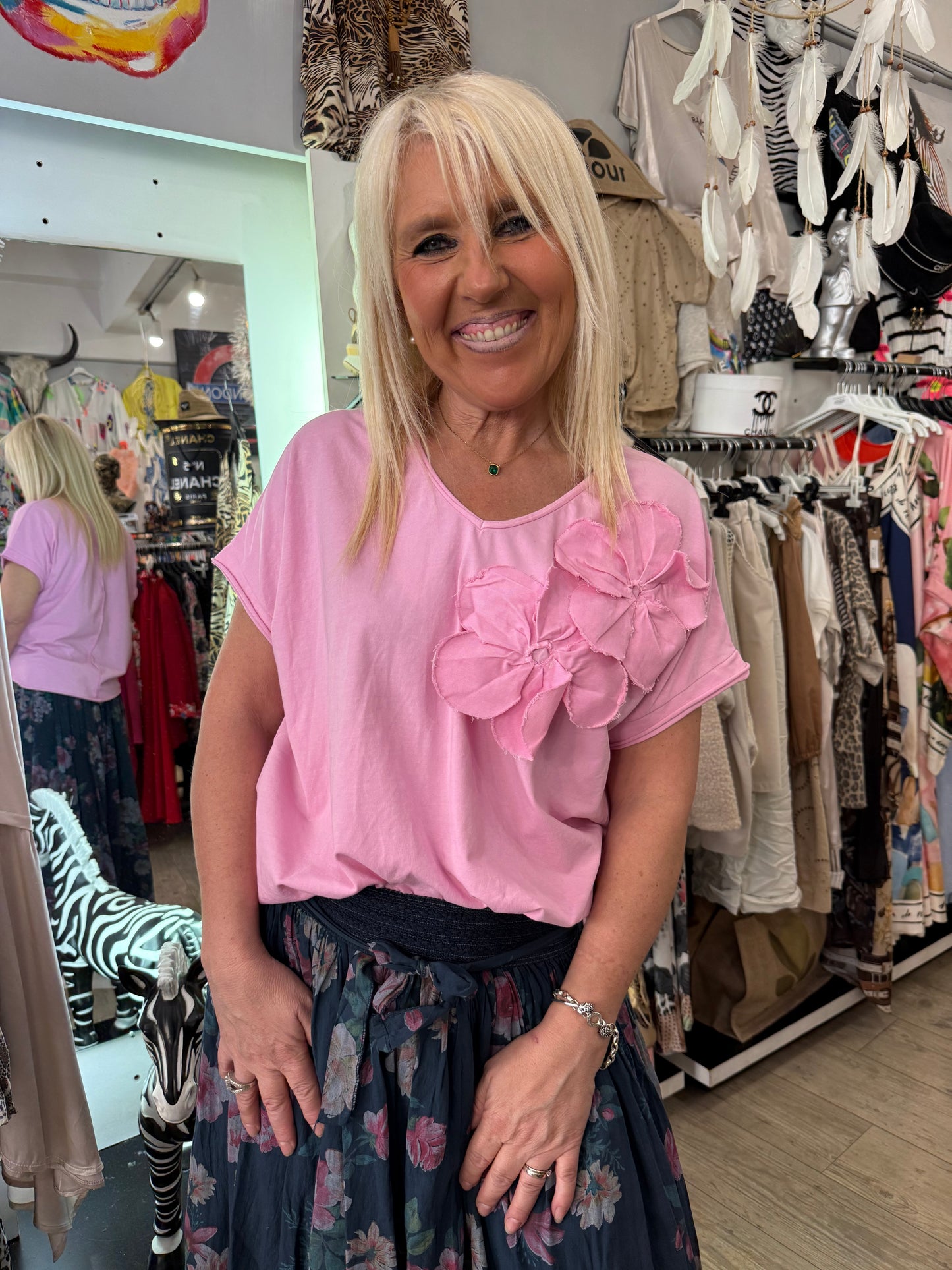 T shirt Flora rose