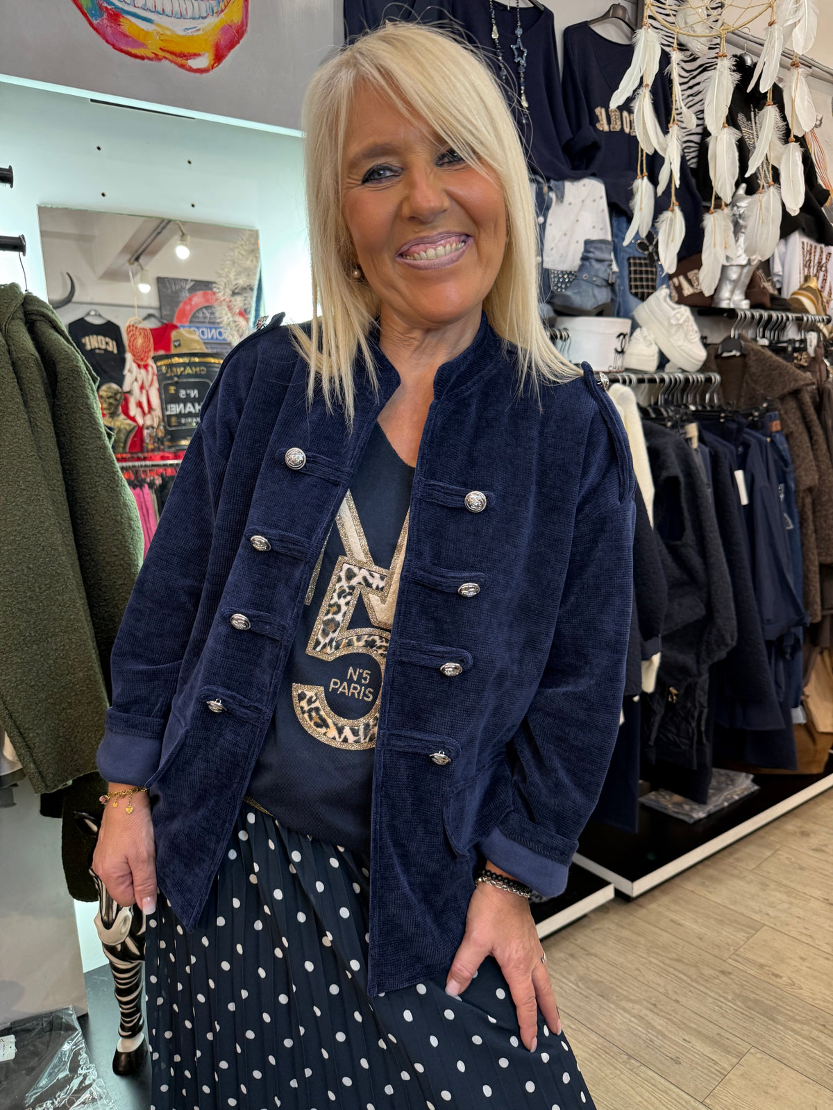 Veste kaporal marine