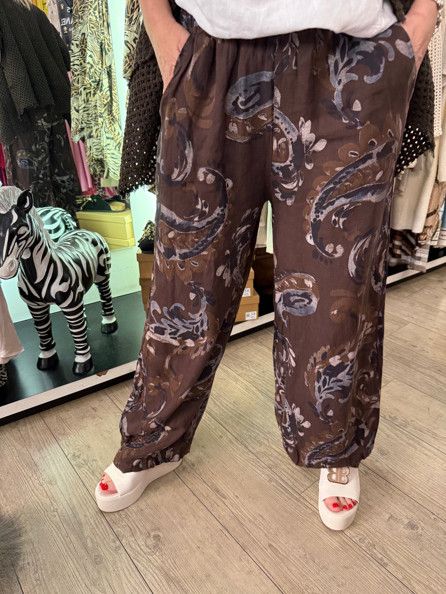 Pantalon enzo choco