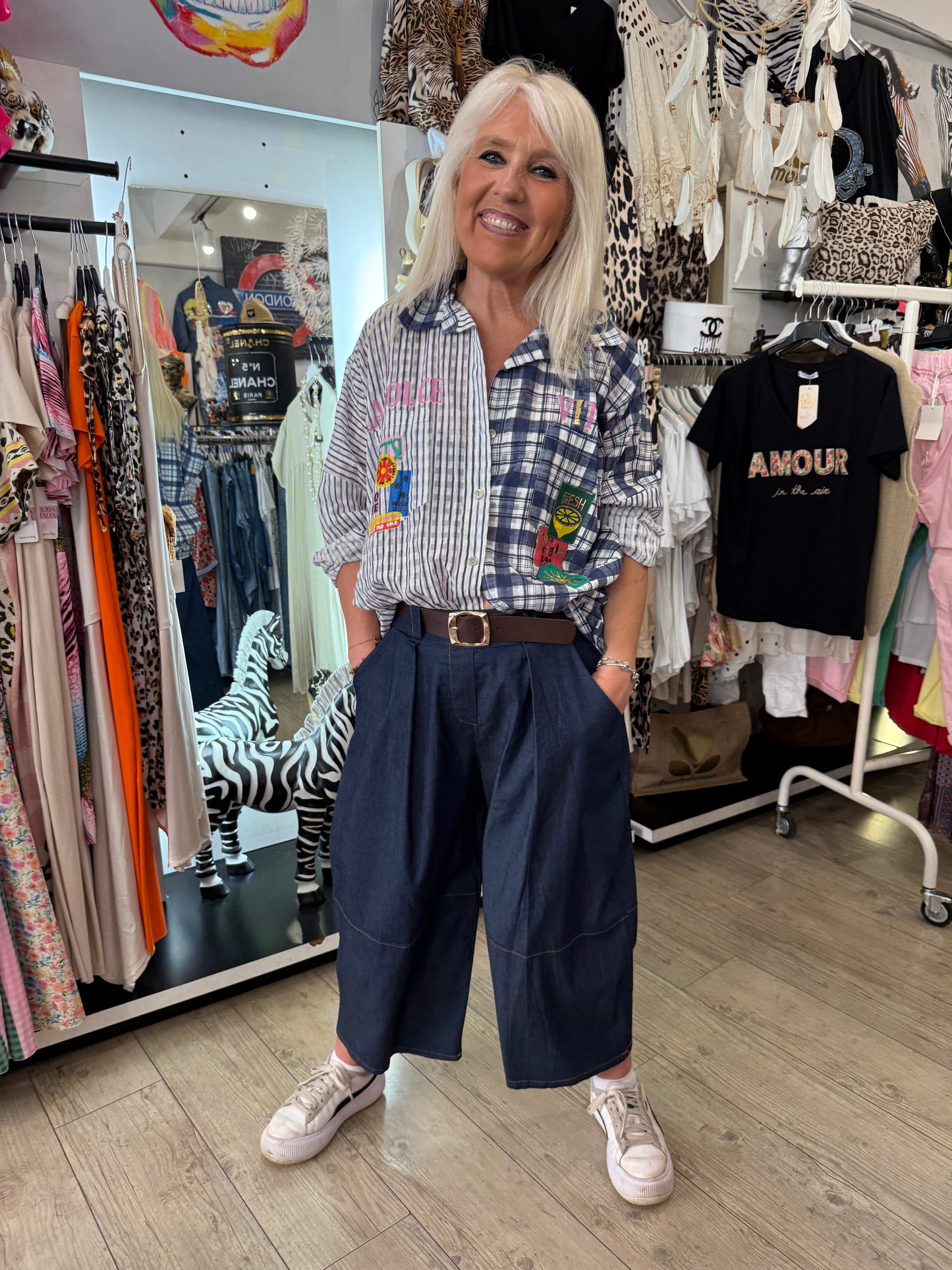 Pantalon marine Lou