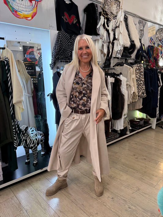 Manteau Aria beige