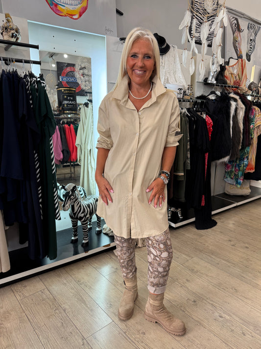 Chemise beige