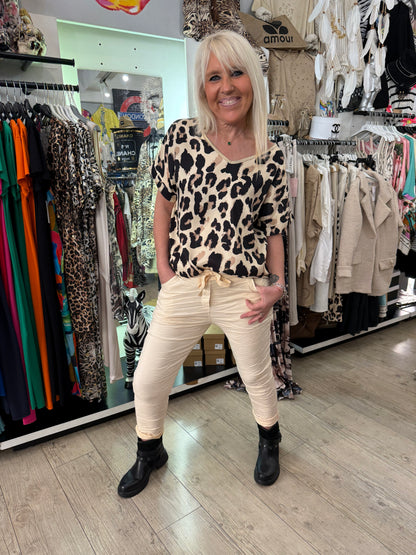 Pantalon magique vanille