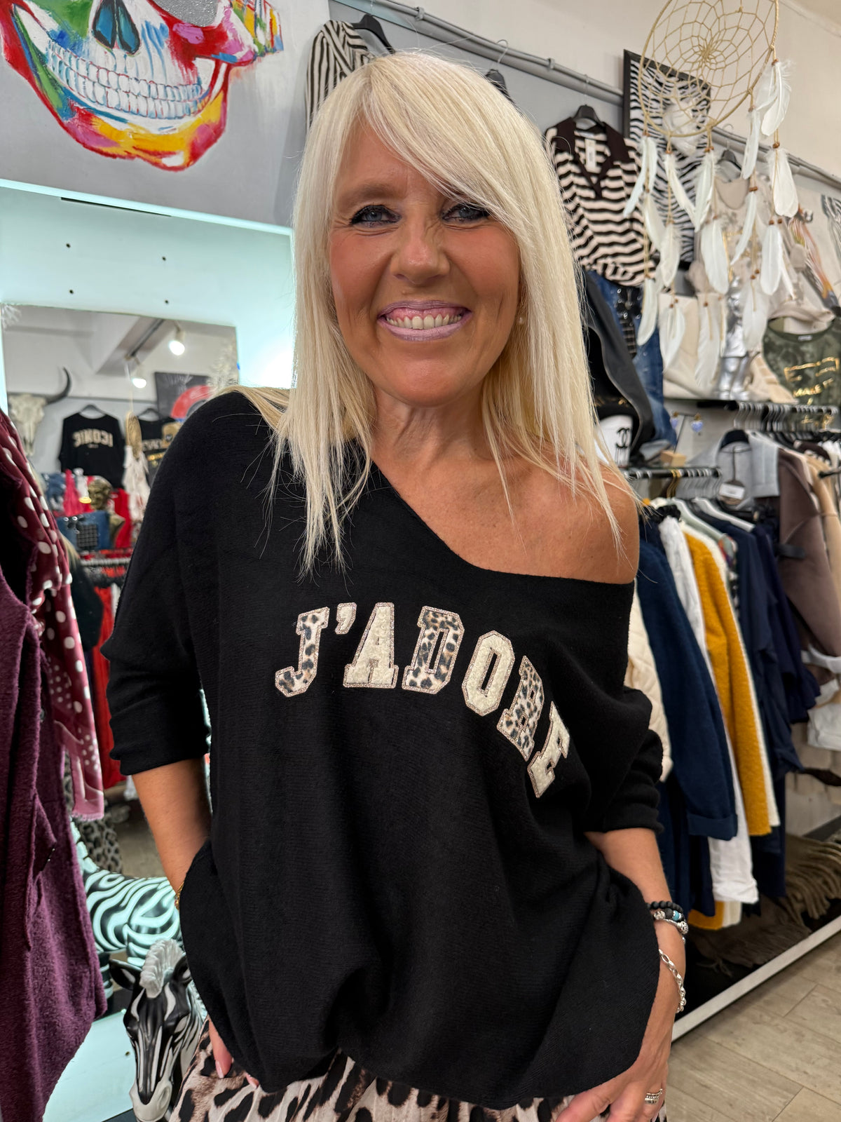 Pull j adore noir