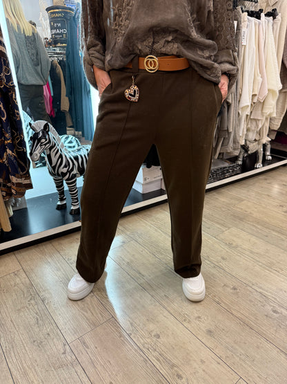 Pantalon couronne choco