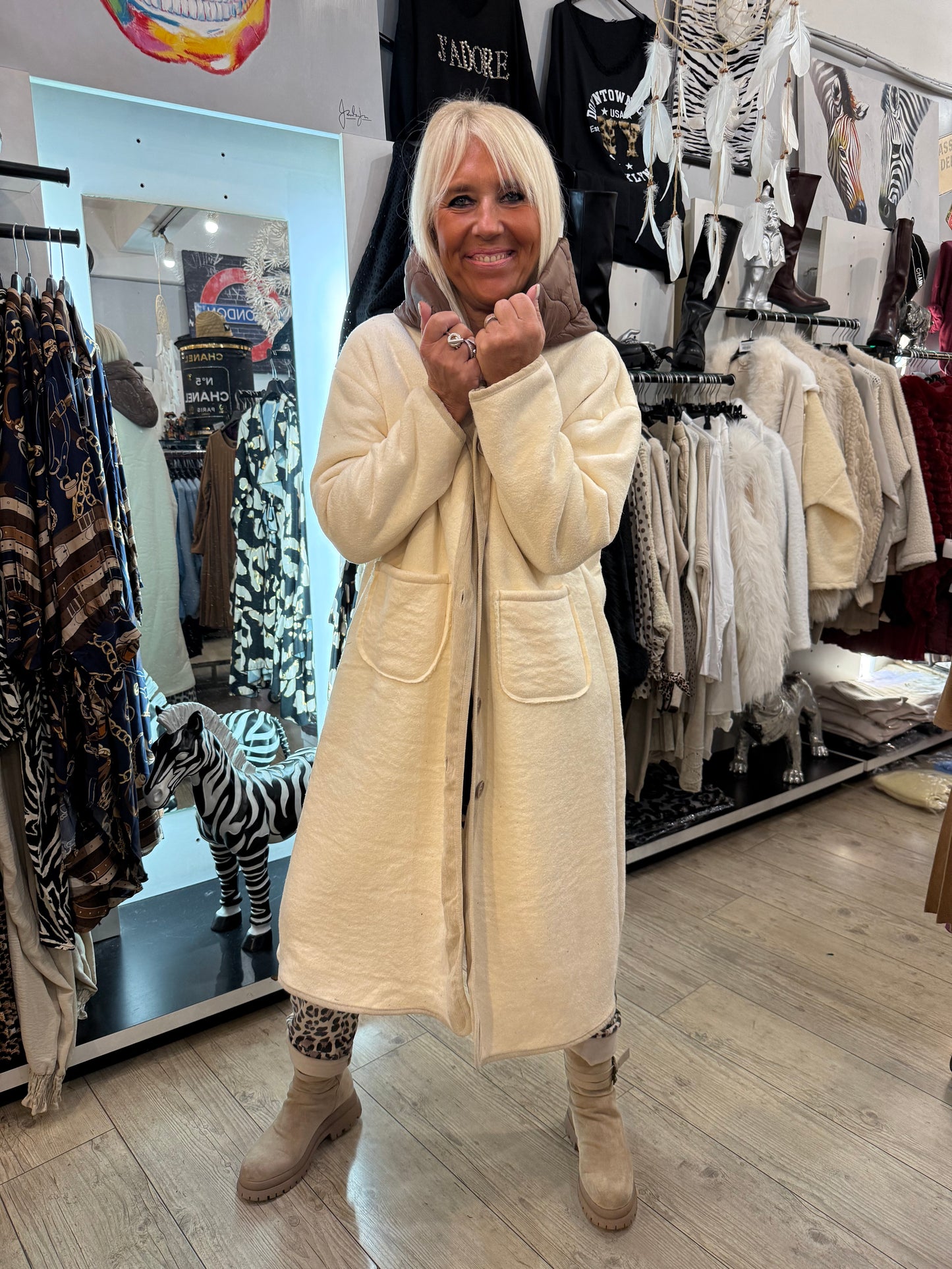 Manteau Wilfrid écru