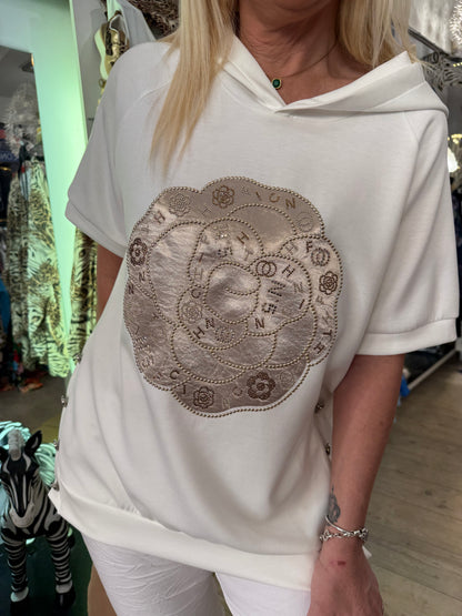T shirt n 5 capuche