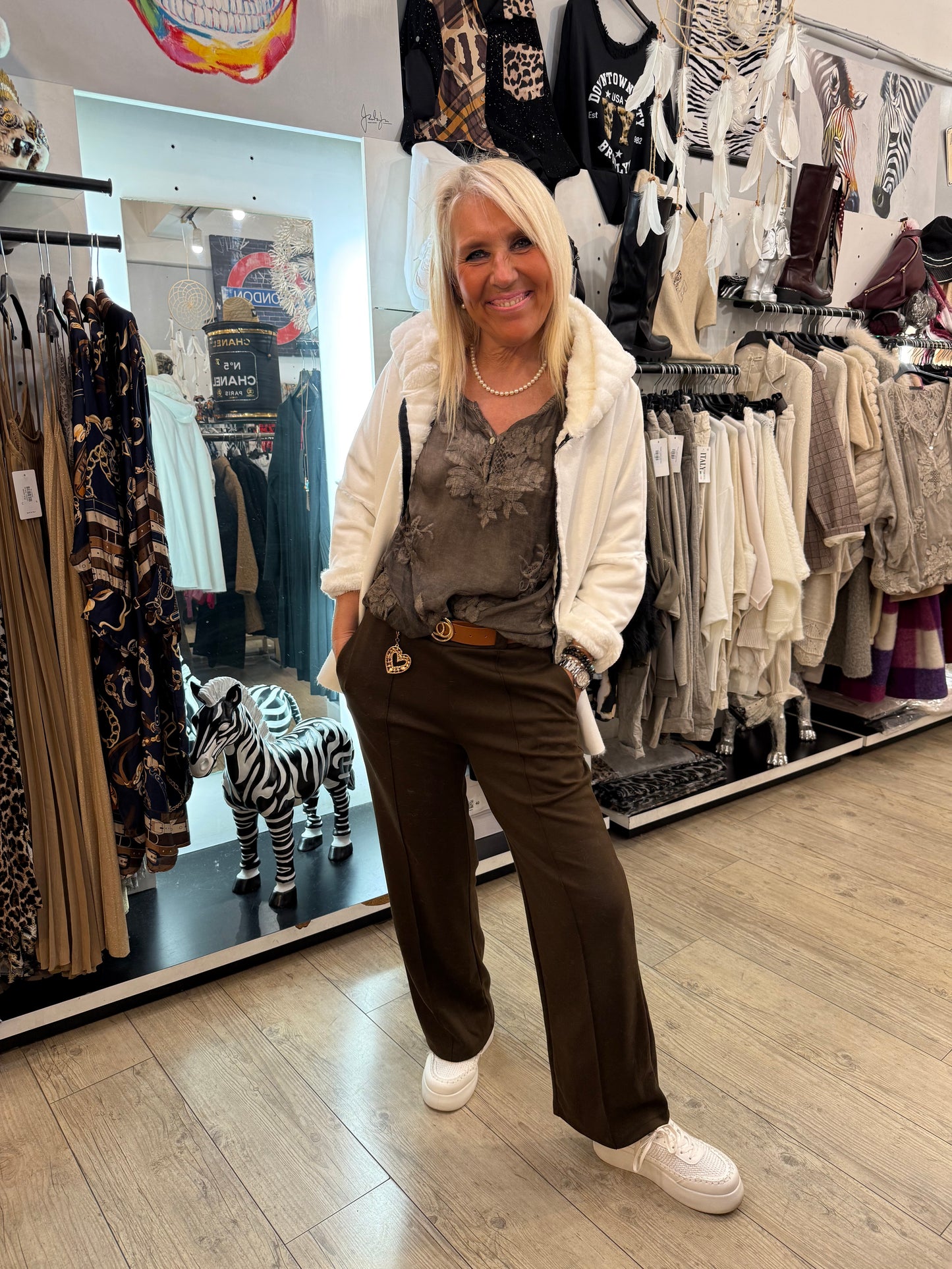 Veste Albane blanche