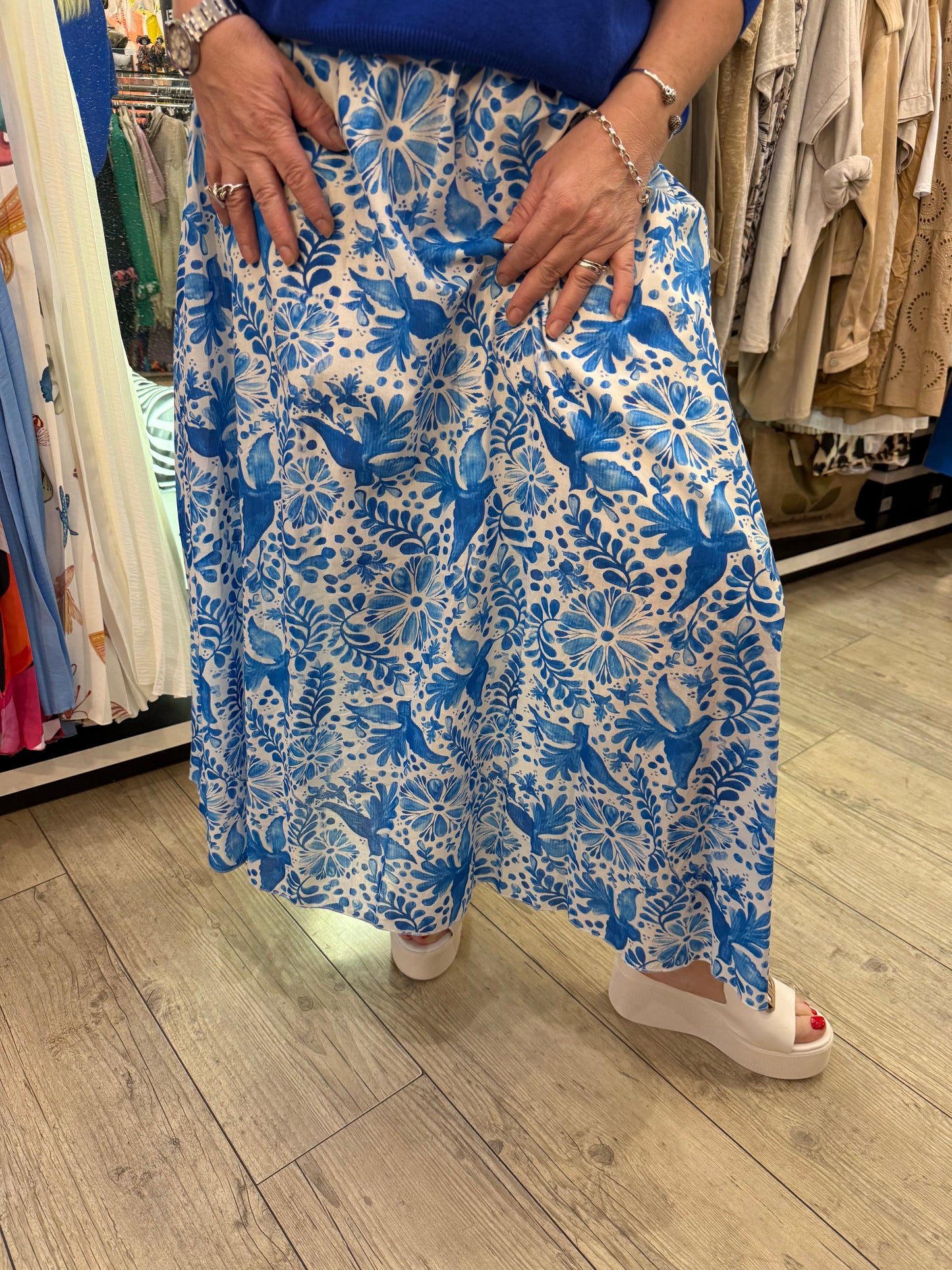 Jupe bleue