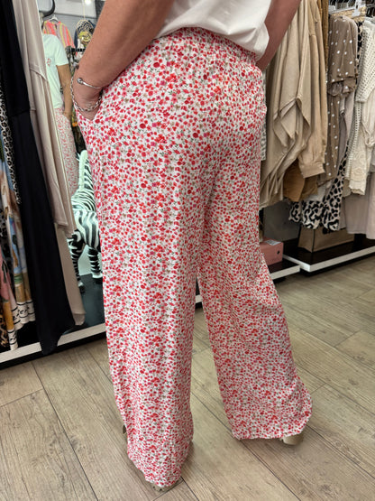 Pantalon suzie  rouge