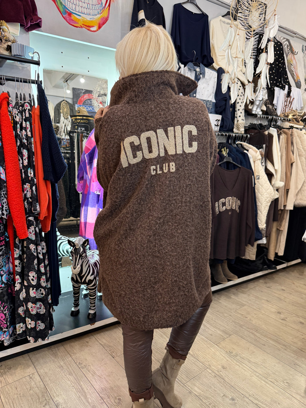 Manteau iconic choco