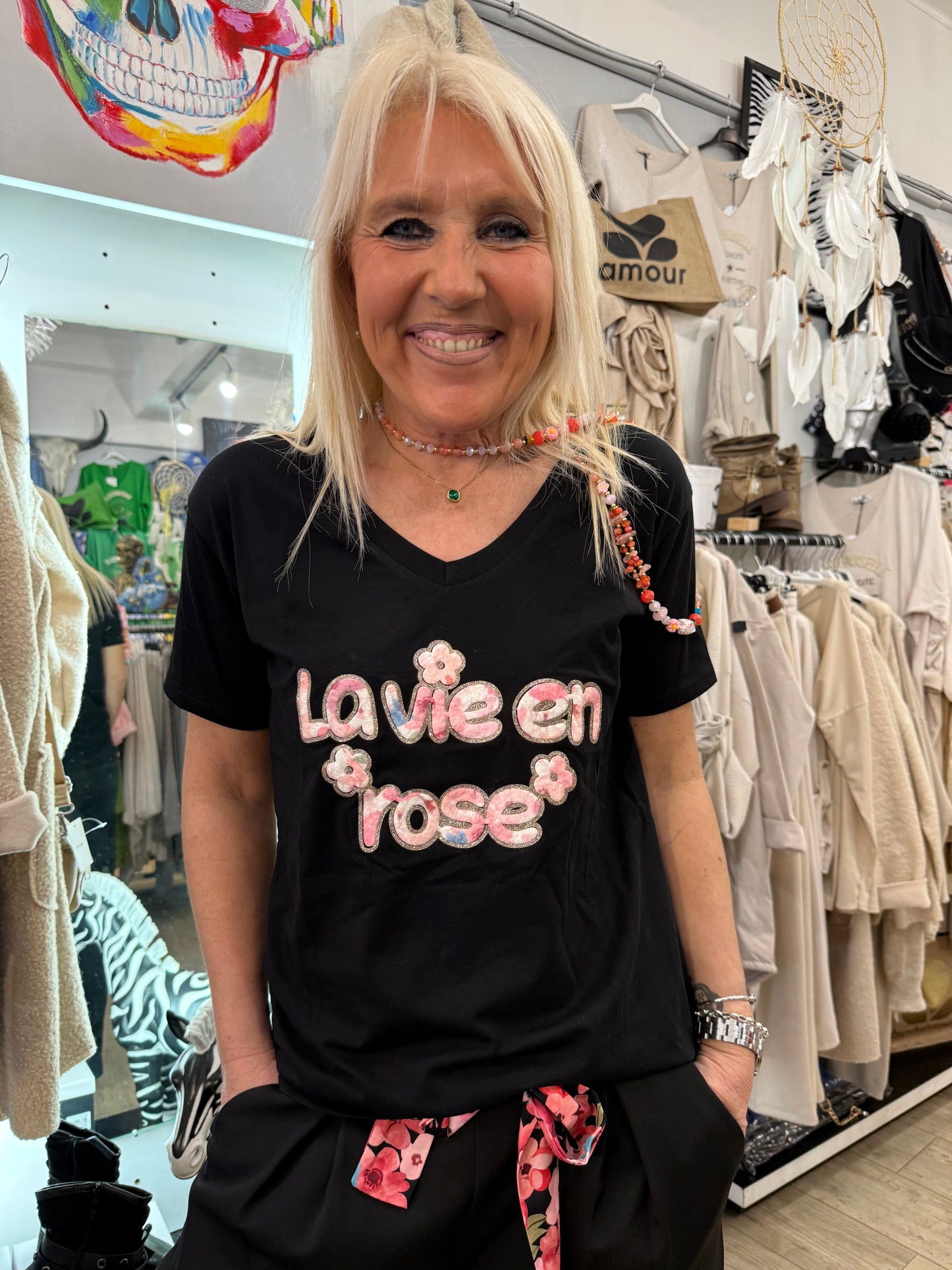 T shirt  la vie en rose PT