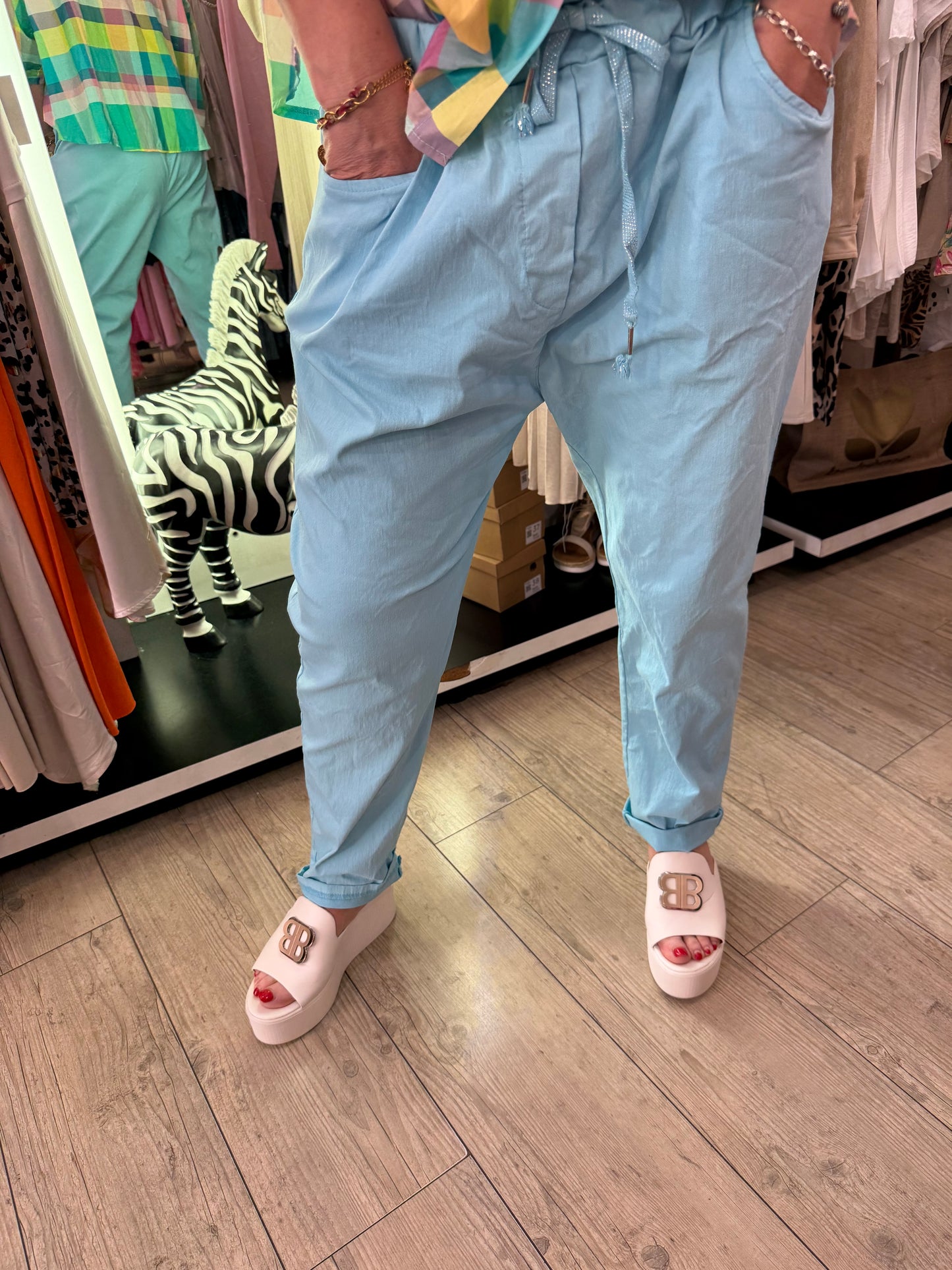 Pantalon magique gde taille ciel