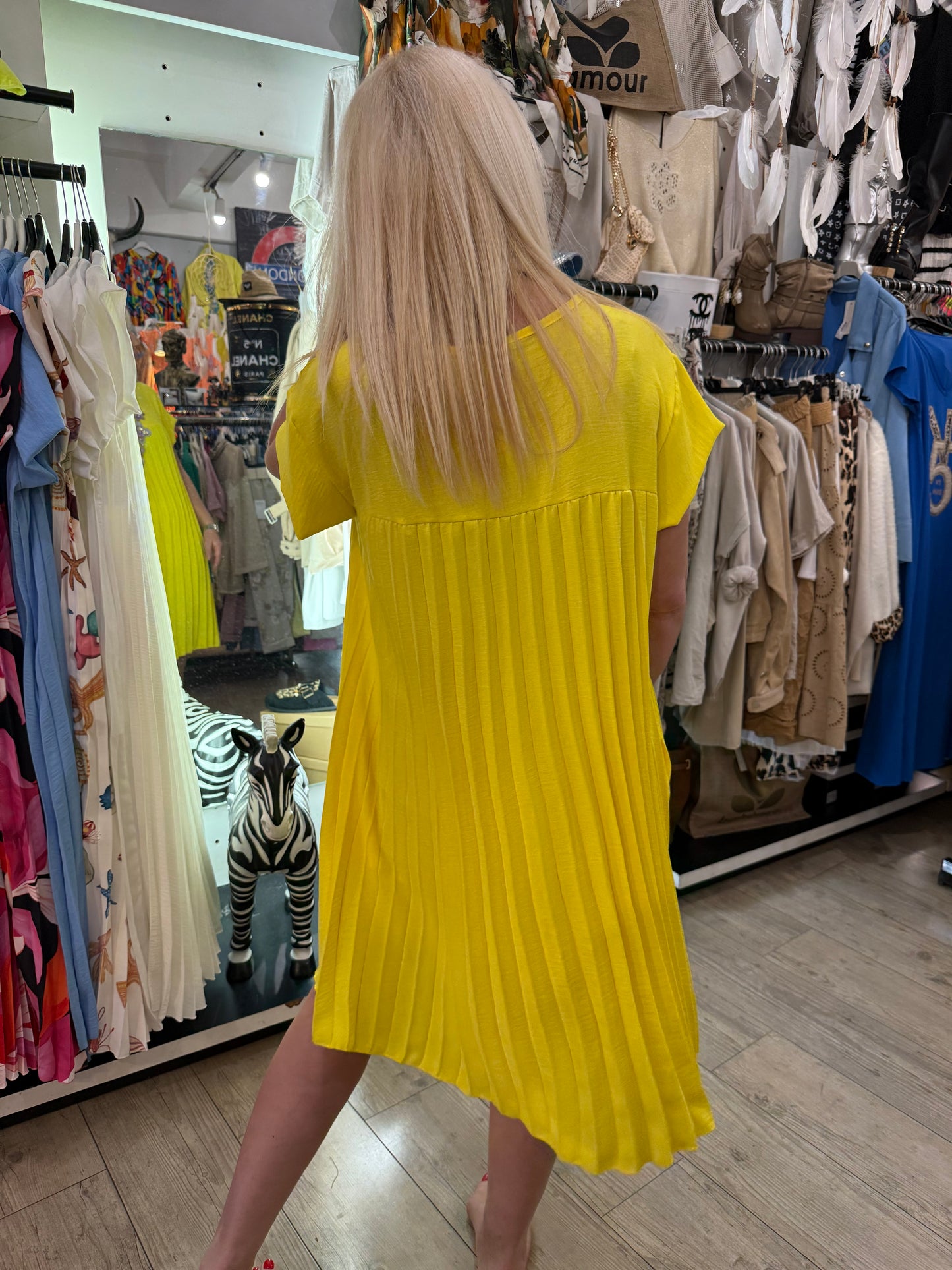 Robe Marylène jaune