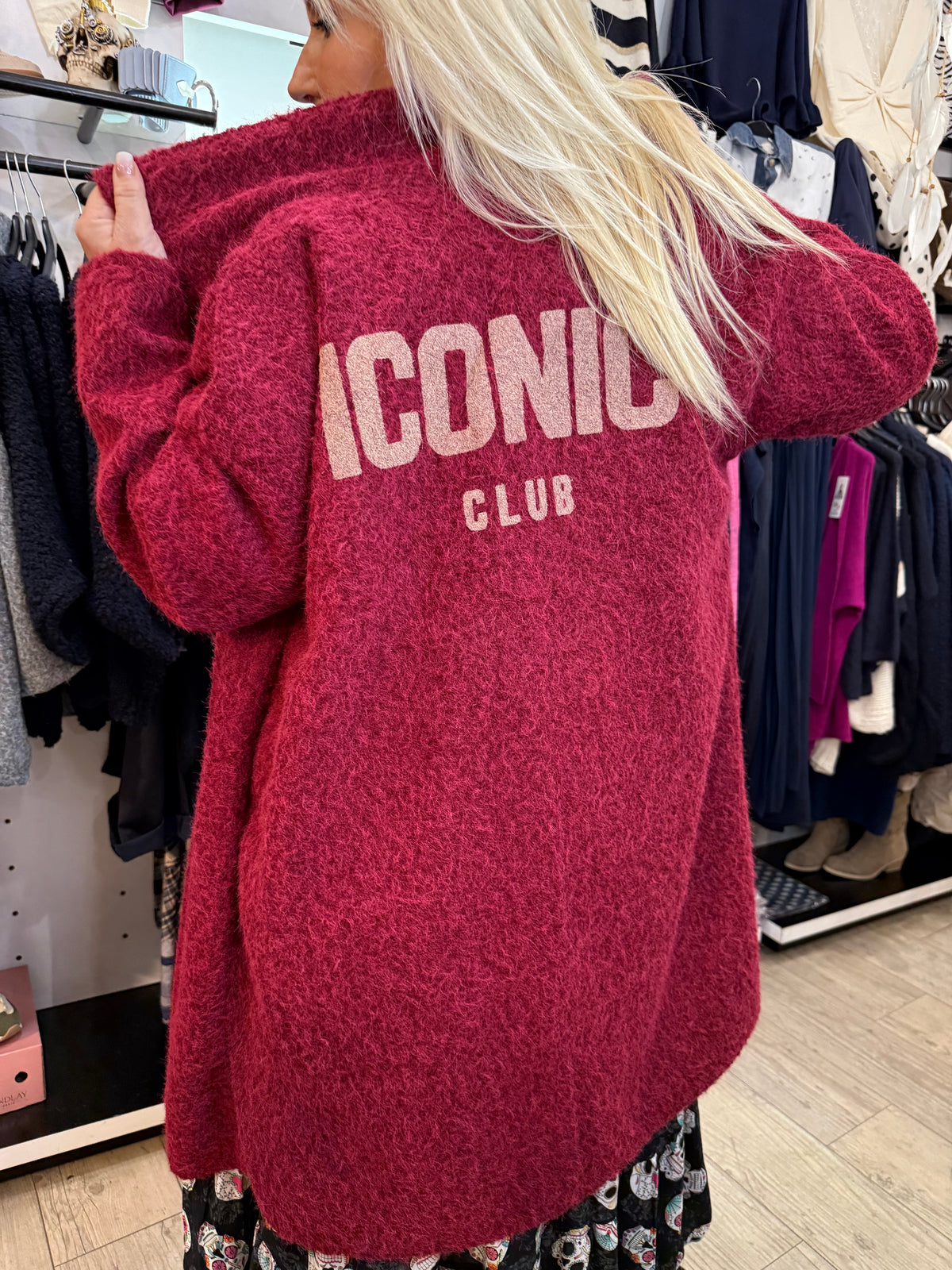 Manteau iconic Bordeaux