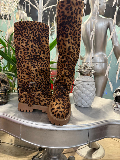 Boots bottes léopard