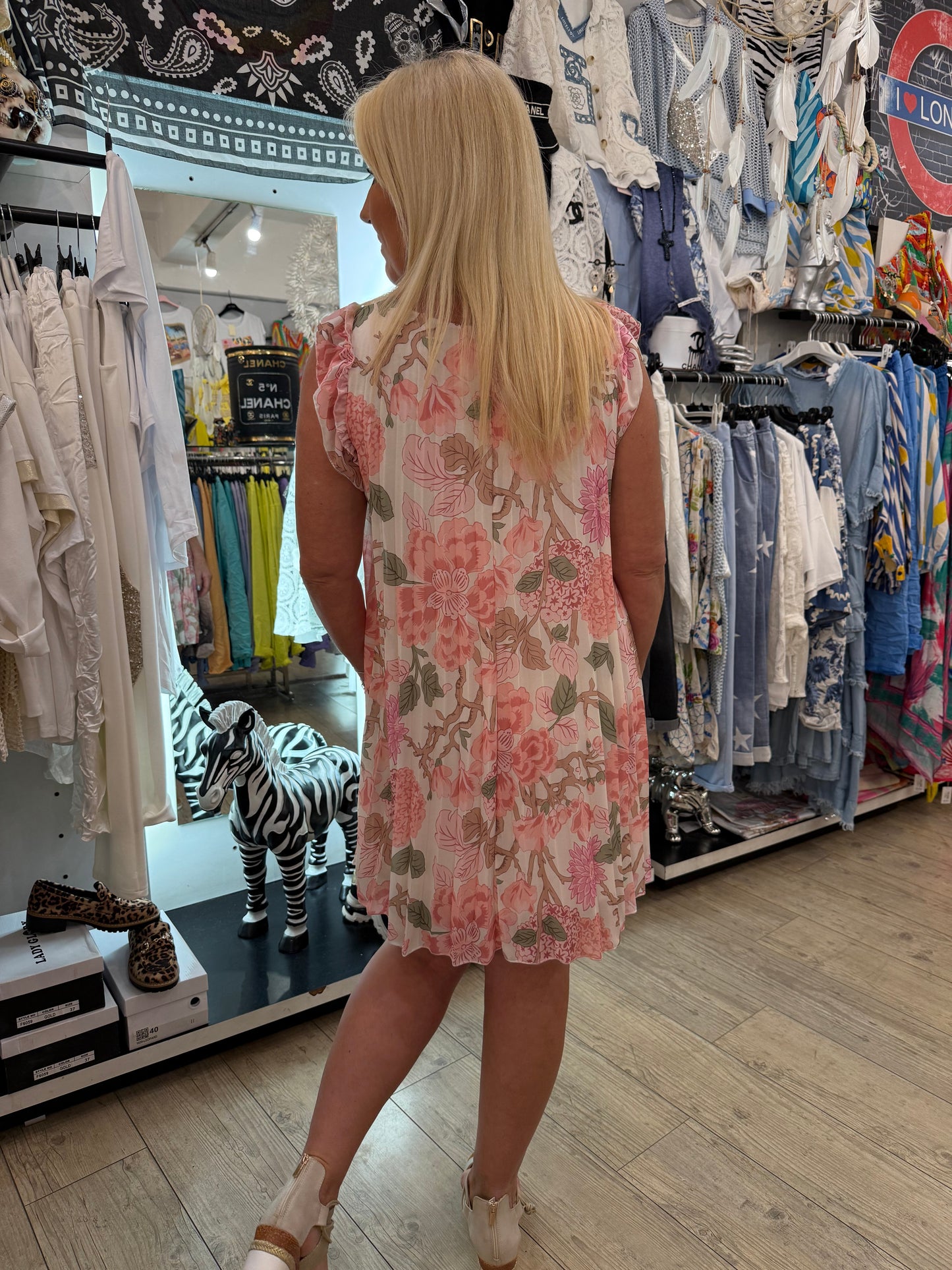 Robe fleurie pastel