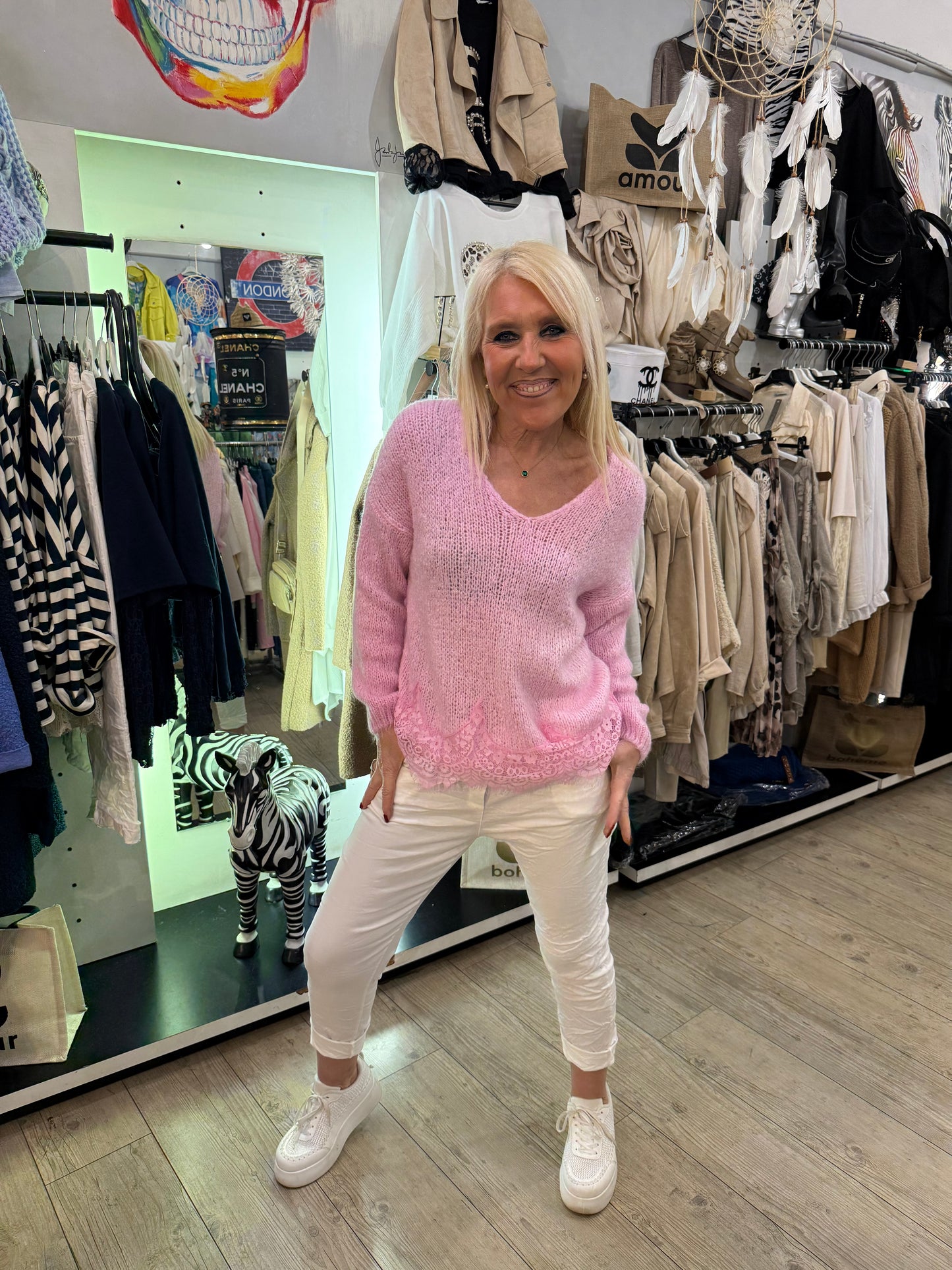 Pull Esmée rose