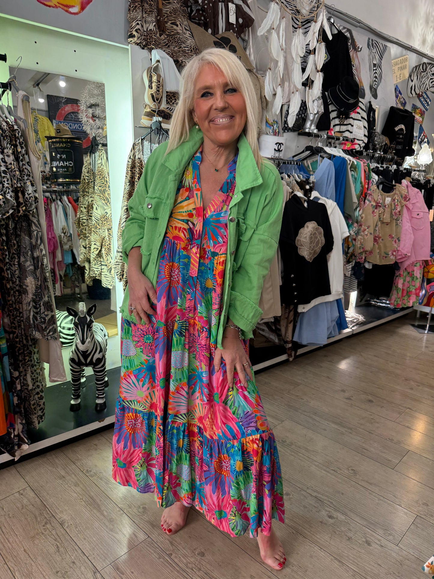 Veste Jean verte