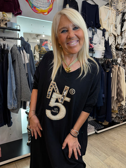 Robe t shirt n5 noir