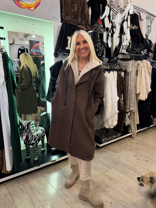 Manteau skull choco