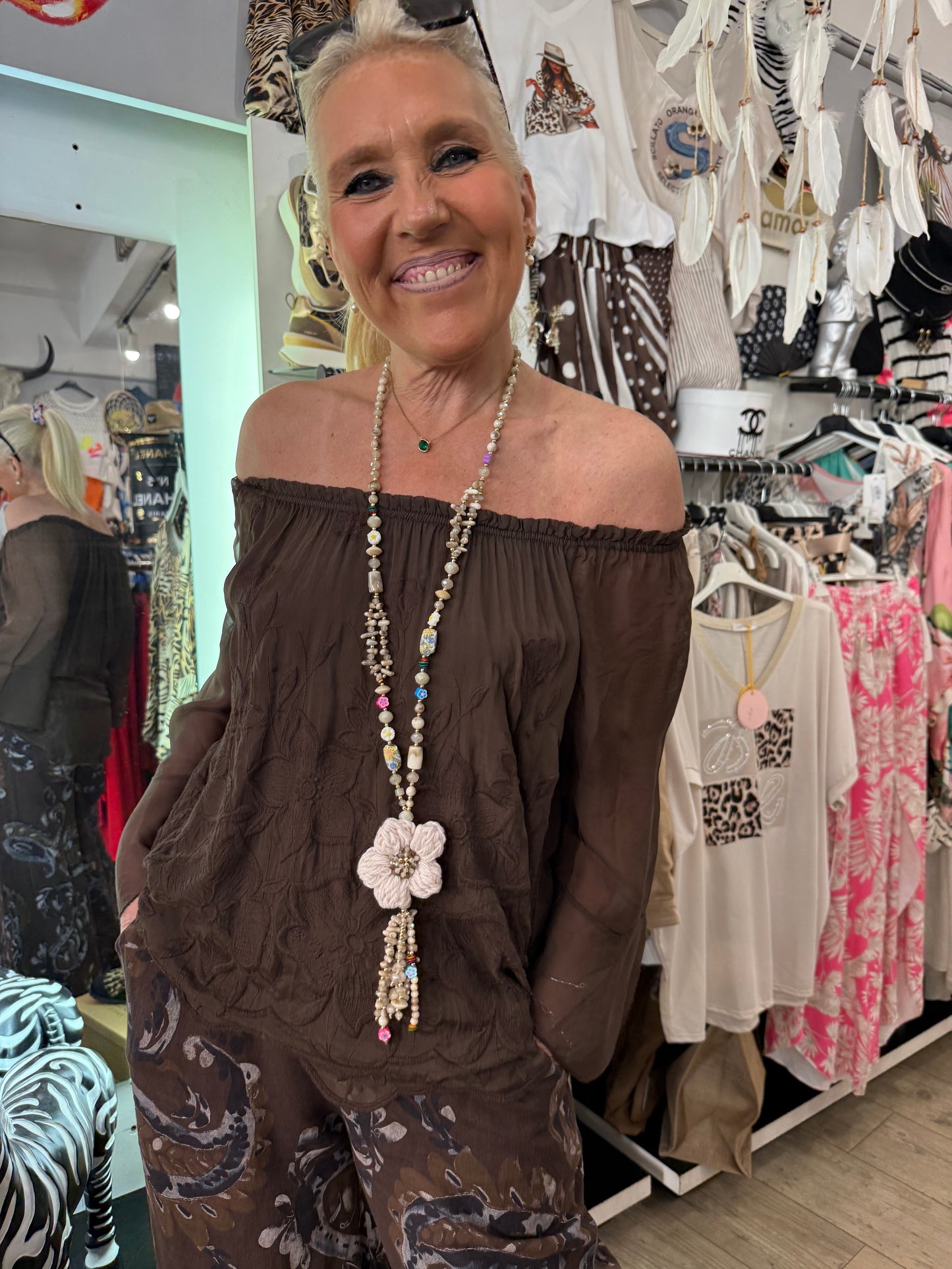 Tunique Carmen Choco