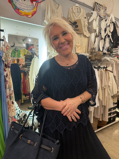 Robe Marylène marine