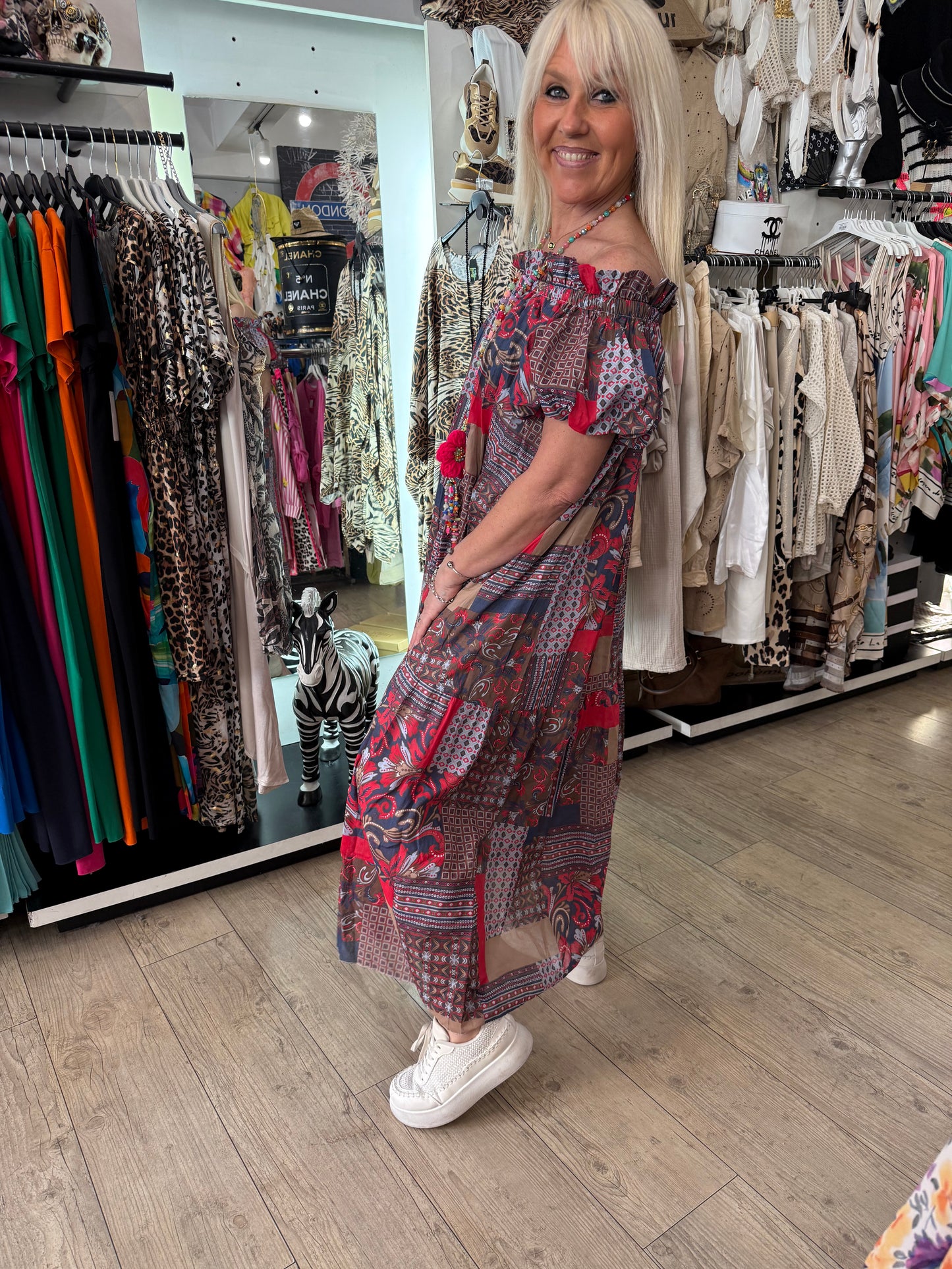 Robe azya rouge