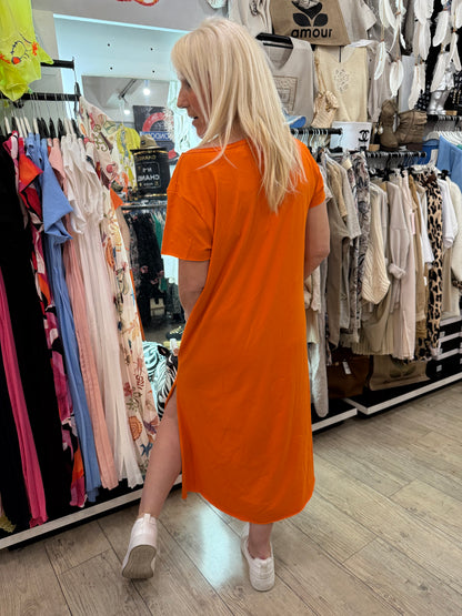 Robe mademoiselle orange