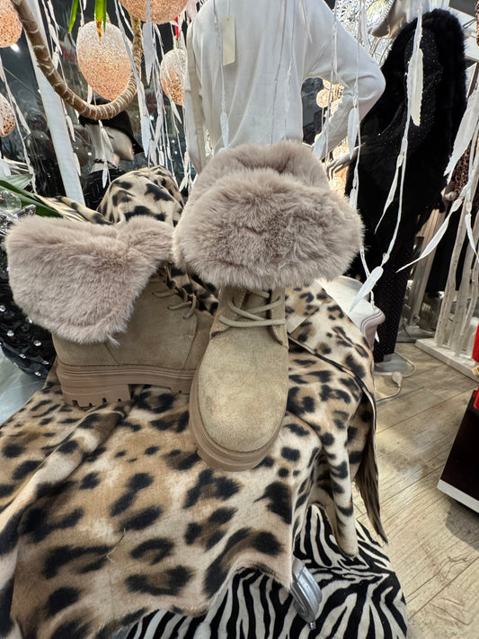 Boots fourrees neige
