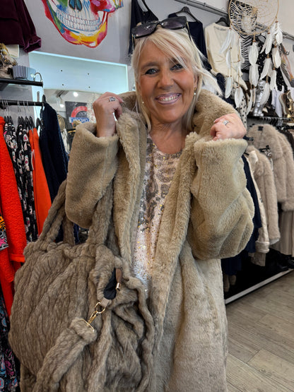 Manteau Nelson taupe