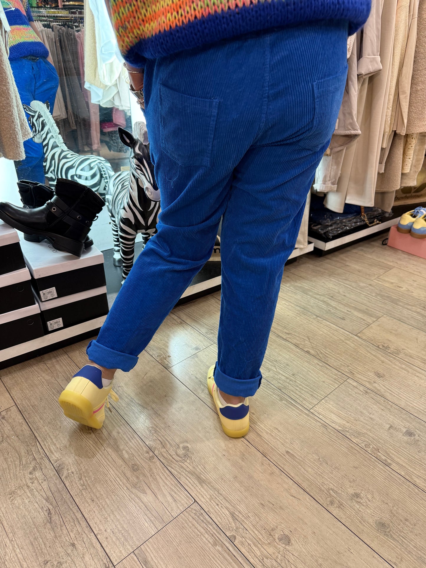 Pantalon Valentine bleu elec